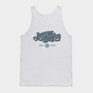 Jimmy Buffett Latitudes Blue Tank Top